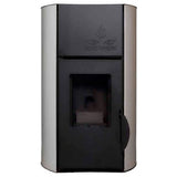 HIDROESTUFA DE PELLET DE 18 KW DE POTENCIA, AUTONOMÍA 5-15 HORAS, SUPERFICIE 150 M2 Y CONSUMO 1-3 Kg/h COLOR BLANCO CON CRISTAL